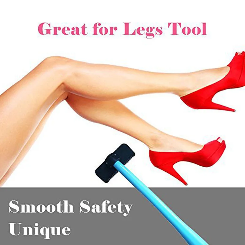 

Men Manual Back Hair Shaver Plastic Long Handle Razor For All Body Parts Hair Blade face Back Legs drop Shipping