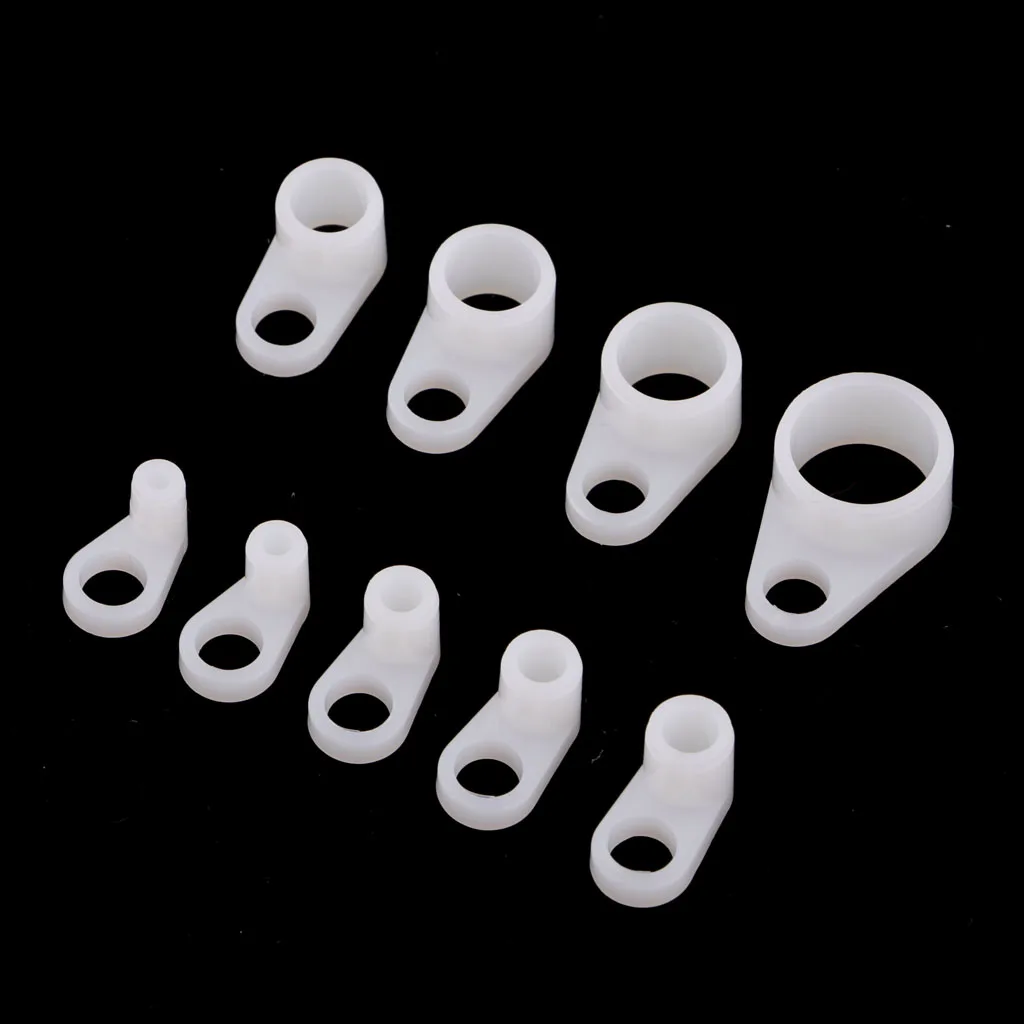 MagiDeal 9 pcs New Replacement Fishing Rod Guides ABS Plastic Eye Ring DIY Accessories for Rod Building Repair Fishing Tools