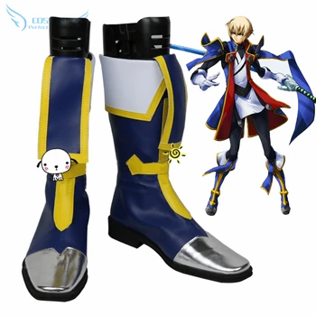

Blazblue Jin Kisaragi Cosplay Shoes Boots Professional Handmade ! Perfect Custom for You !