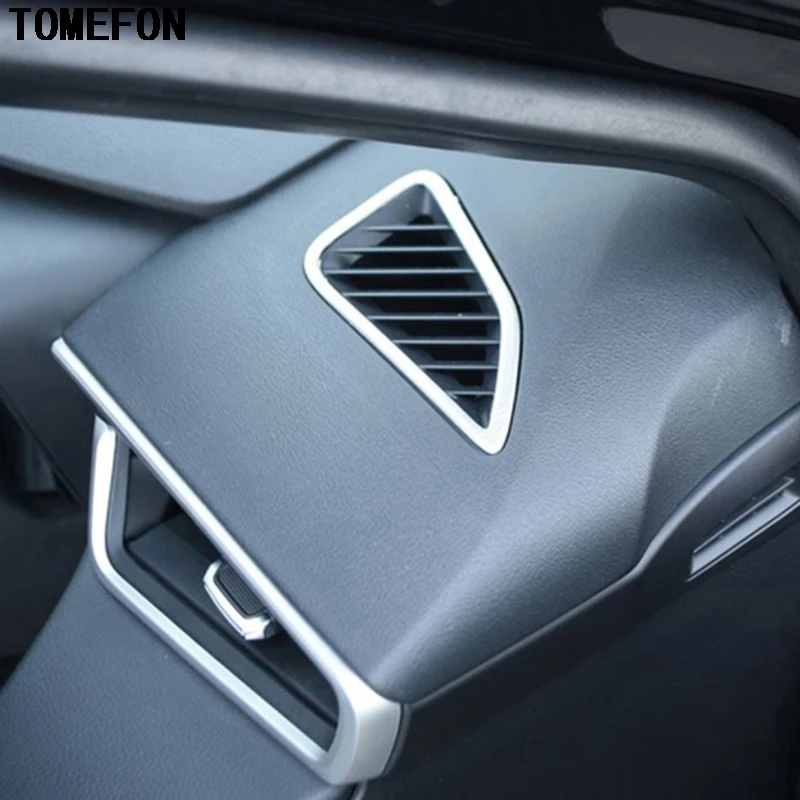 

TOMEFON For Toyota Sedan Corolla E210 Prestige Altis 2019 2020 Car Air Conditioning Vent Trim Cover Sticker Case Accessories ABS