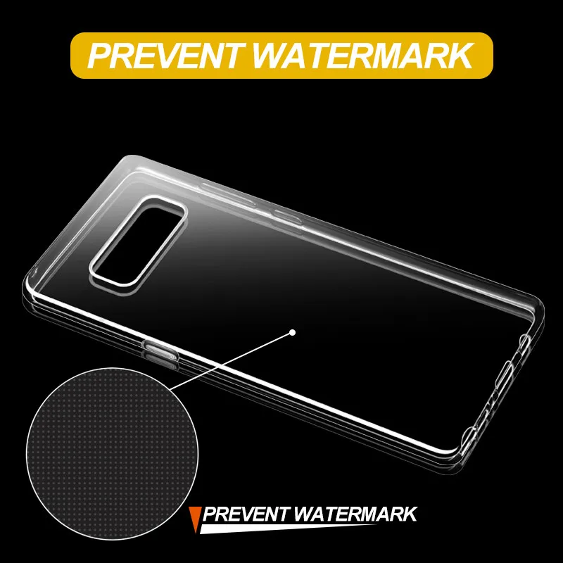 Ultra Thin Soft Transparent Case For SAMSUNG galaxy A3 A5 A7 2016 2017 S7 Edge S8 S9 A8 Plus 2018 Note 8 9 Clear Silicone Case