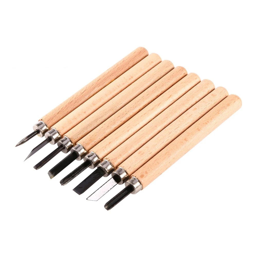 

3/4/5/6/8 pcs Wood Carving Tools Set Chisel Gouges Woodcut Knife Scorper Hand Cutter for Arts Crafts DIY Tools Woodworking Tool