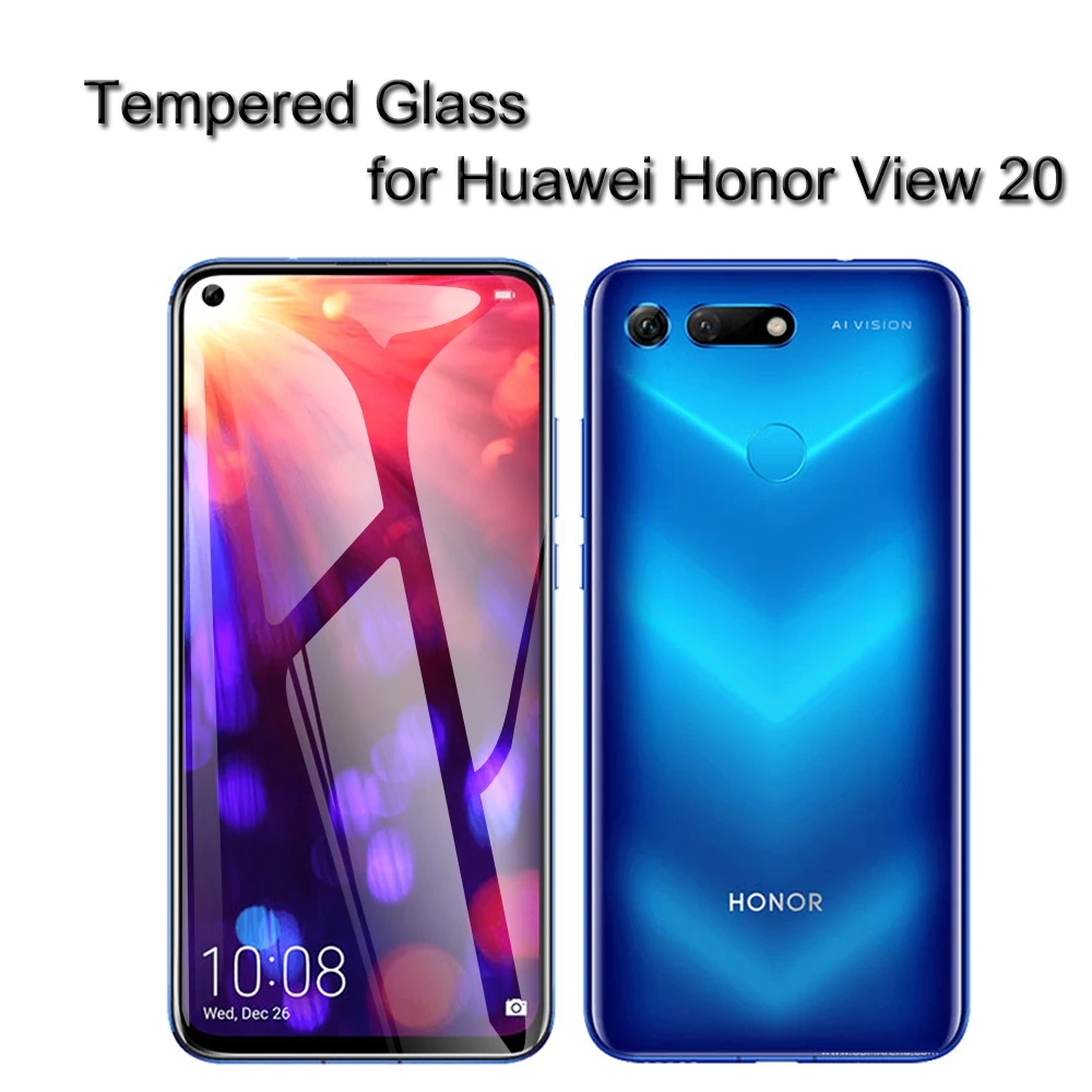 Закаленное стекло для huawei Honor V20 Защита экрана View 20 Защитная пленка v полное