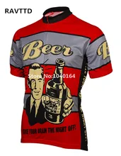 Ravttd de cerveza de la marca desgaste de la bicicleta bicicleta de montaña ciclismo jersey para hombres clothing ropa maillot ciclismo bicicleta deportes