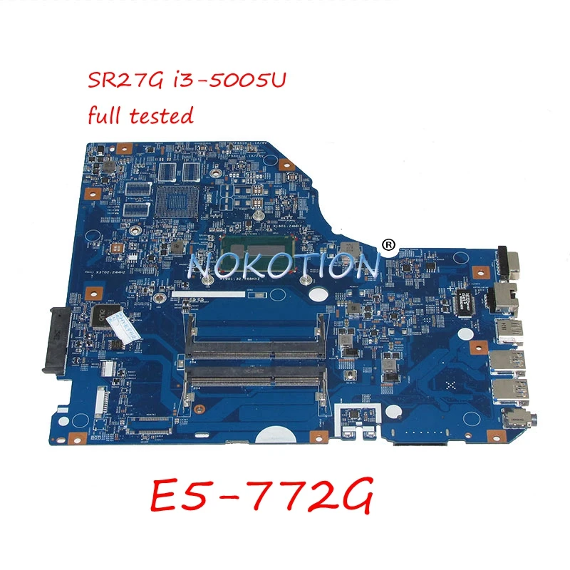 NOKOTION NBMVB11006 NB MVB11 006 laptop motherboard for font b acer b font Asipre E5 772G