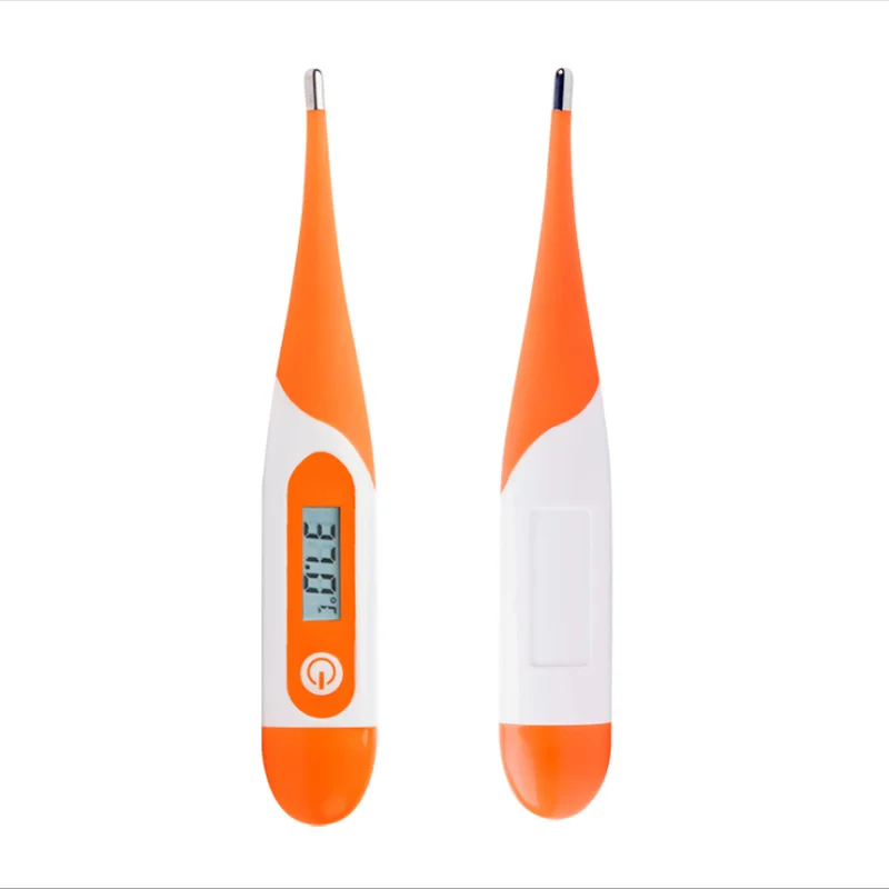 

Electronic LCD Digital Baby Thermometer Kids Soft Head Temperature Measuring Tools Adult Children Body Fever Thermometer