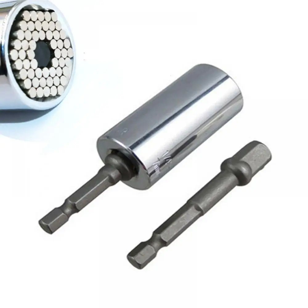 

Drill Adapter Socket Wrench Combination Universal Wrench Ratchet Socket Adjustable Torque 7-19 mm Power Drill Adapter