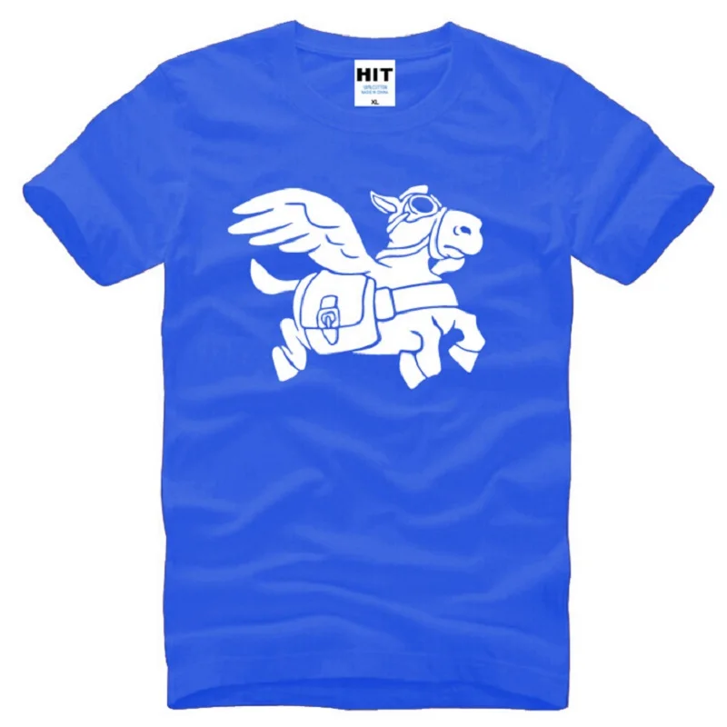  New Dota 2 Game T Shirts Men Cotton Loose Short Sleeve Flying God Donkey Printed Mens T-Shirt Fashi