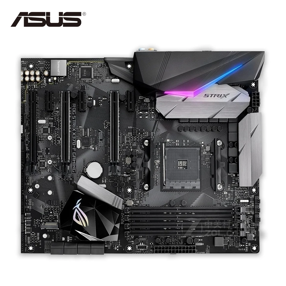 

Asus ROG STRIX X370-F Gaming Original New Desktop Motherboard X370 Socket AM4 DDR4 64G SATA3 USB3.1 ATX