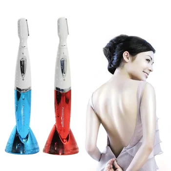 

KEMEI Portable Size Women Lady Electric Eyebrow Trimmer Face Body Leg Armpit Bikini Shaver Hair Remove Razor Epilator Tools DFDF