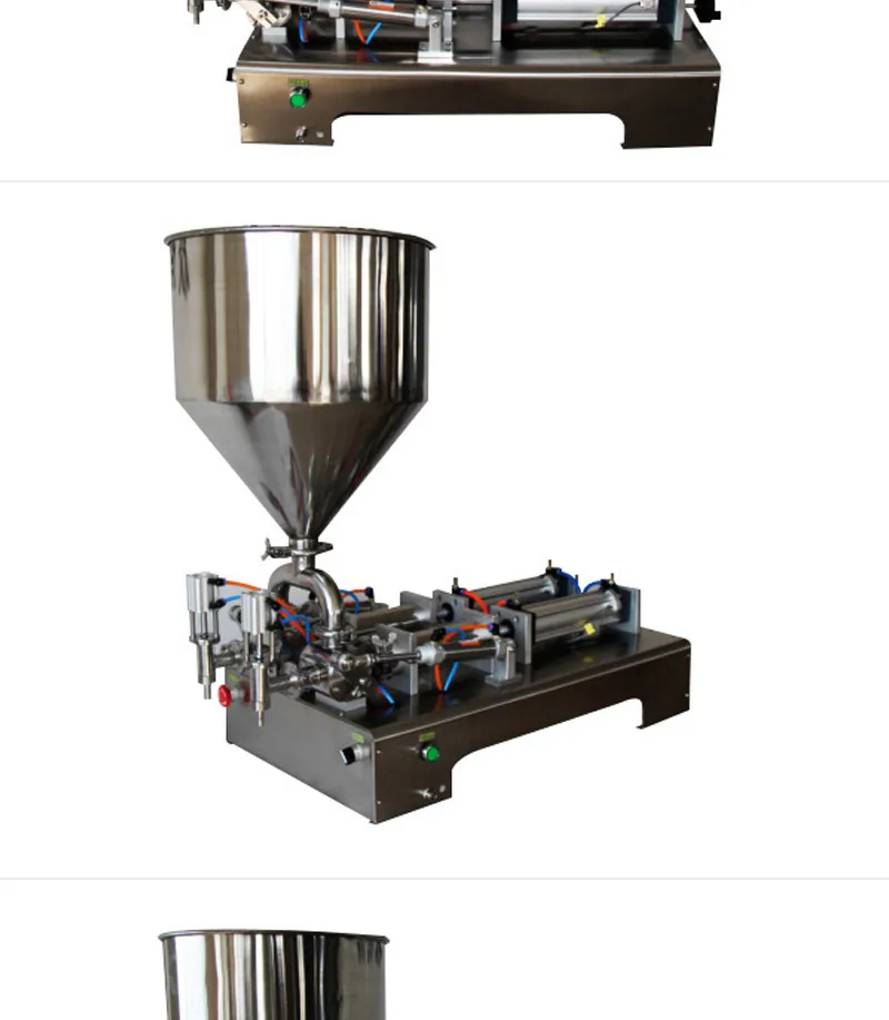 OLOEY 10-100 мл горизонтальный двойной головки крем машина для розлива шампуня косметическая паста машина наполнения 950*420*380 мм