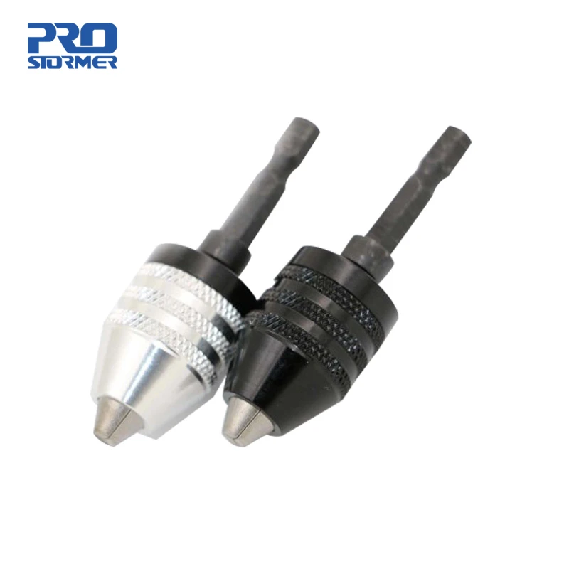 

PROSTORMER 1/4 '' Drill Chuck Screwdriver Impact Driver Adaptor Hex Shank Drill Bit power Tool Quick Change Convertor Adapter
