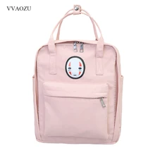 Мультфильм Унесенные призраками безликих человек студентов рюкзак Harajuku большой емкости школьный для девочек сумки на плечо с ручками