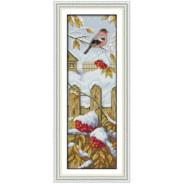 four seasons Pattern Counted Cross Stitch 11CT 14CT Cross Stitch Set Four seasons sampler cross stitch pattern digital download