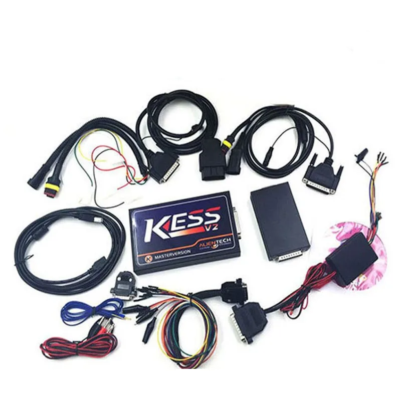 Новейший KESS V2 V4.036 Мастер Версия OBD2 менеджер Тюнинг Комплект KTAG V6.070 ECU чип программист работает для автомобиля/грузовика/лодки