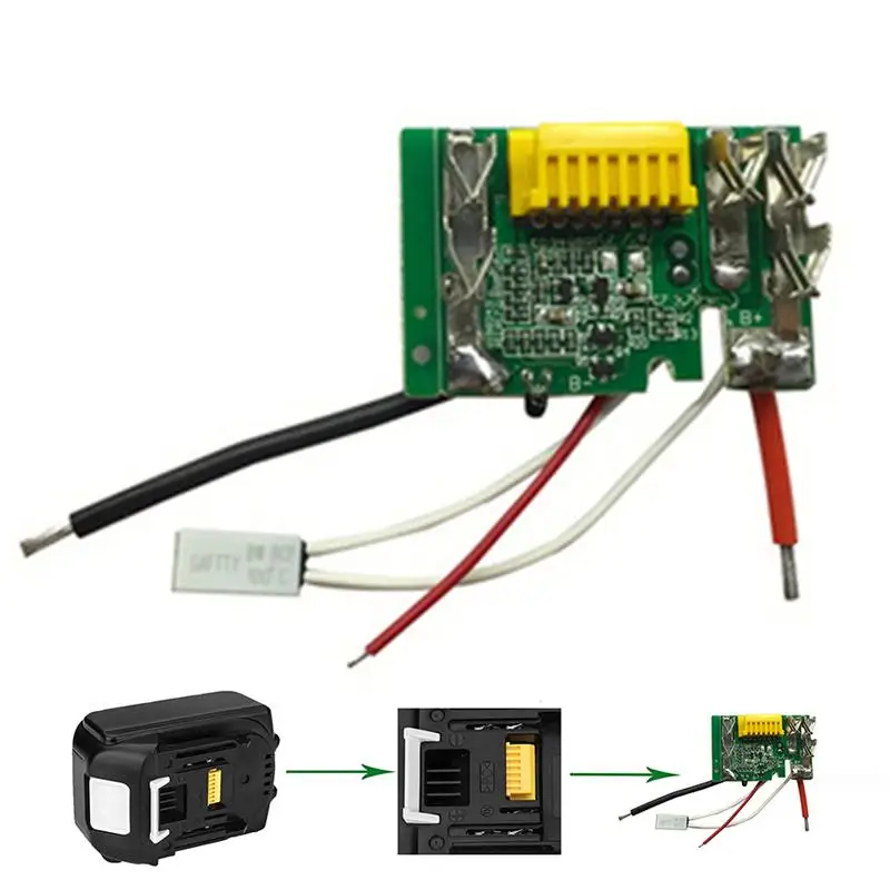 

3A PCB Board Lithium Battery Chipboard Replacement Parts Tools For Makita BL1830 BL1840 BL1850 LXT400 Practical
