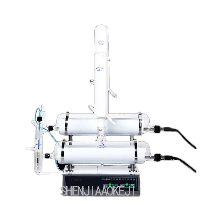 220 В/50 Гц автоматический двойной чистой воды дистиллятор безопасности сохранение тепла излучения защиты дистиллированной воды машина