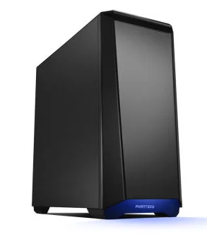 PHANTEKS 416P ATX шасси(RGB дыхательный светильник/с 2 вентиляторами/280 водяное охлаждение/пыль/Задняя линия/SSD - Цвет: No side window