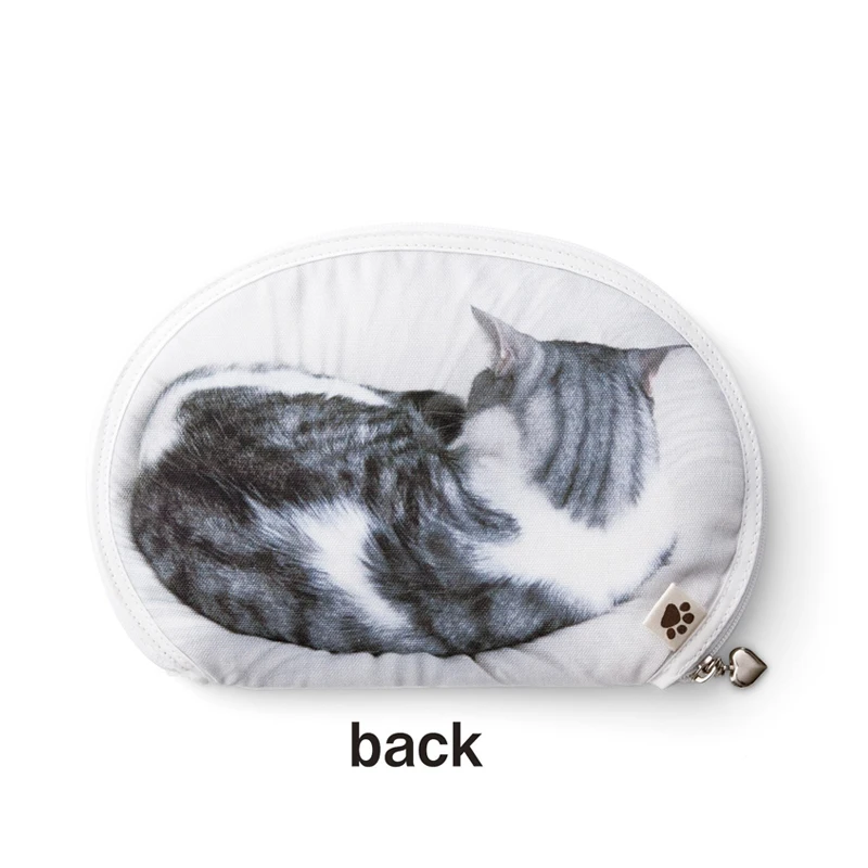 Msmo لطيف القط حقيبة 3d الطباعة سفر ماكياج التجميل حقيبة 2017 حار بيع النساء جديد