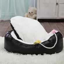 Direct Selling Cradle Dog Bed Coral Fleece Kennel Warm Pet Supplies Wholesale