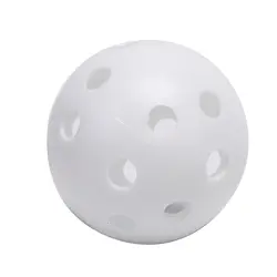 Полые шарики для гольфа с воздушным потоком, пластиковые эластичные тренировочные принадлежности для гольфа, спортивные аксессуары