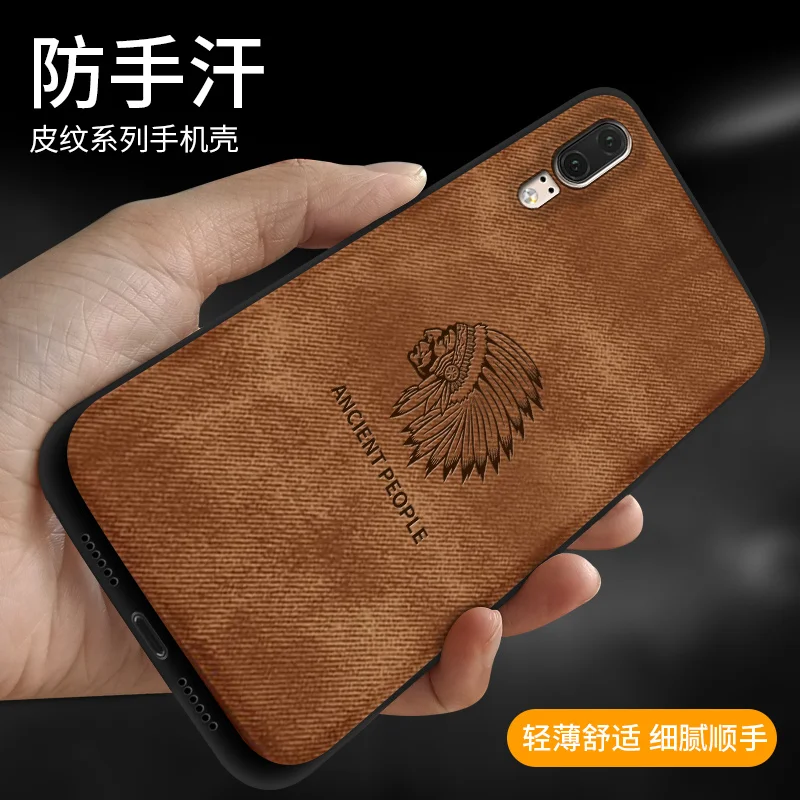 

Silicone Case For Huawei P20 Cover Soft TPU Edge Fabric Case For Huawei P20 P 20 Lite Pro Cover Fundas For Huawei P20 Lite Case