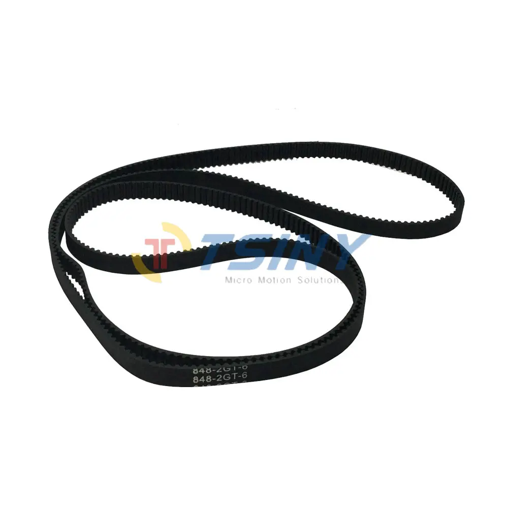 

Hot Sale 3D Printer Belt Closed Loop Rubber GT2 Timing Belt 848-2GT-6 Teeth 424 Length 848 Width 6mm Pack of 10pcs