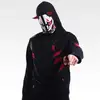 Sudadera con capucha y capucha de Genji Skin Mask, edición limitada de calidad, Sudadera con capucha OW Game Agujeros de pulgar para hombre, Sudadera negra con cremallera completa, sudadera con capucha para Cosplay 4XL ► Foto 2/5