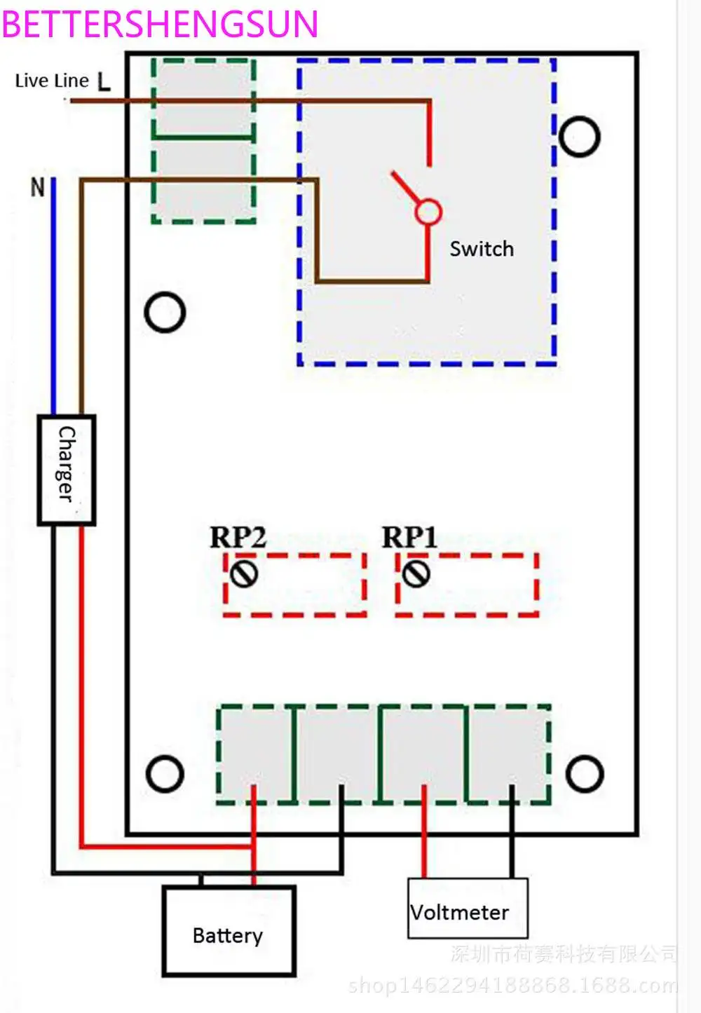 XH-M601 батарея 12V интеллектуальное устройство блок питания плата управления Автоматическая зарядка и затемнение интегральная схема(IC