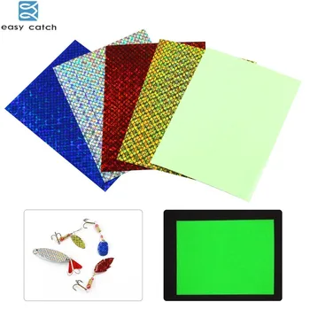 

Easy Catch 5pcs/lot Mixed Color 3D stickers lure For Metal Hard Baits Spninner Fishing Tackle