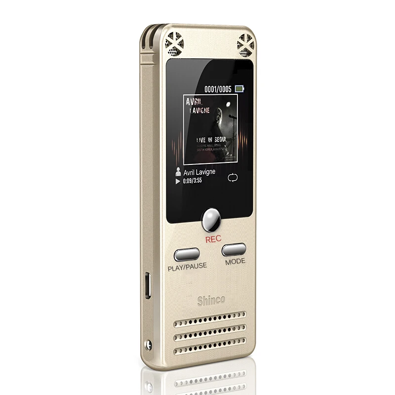 Цифровой диктофон Регистраторы Shinco RV12 32 г HD Профессиональное аудио голос Запись