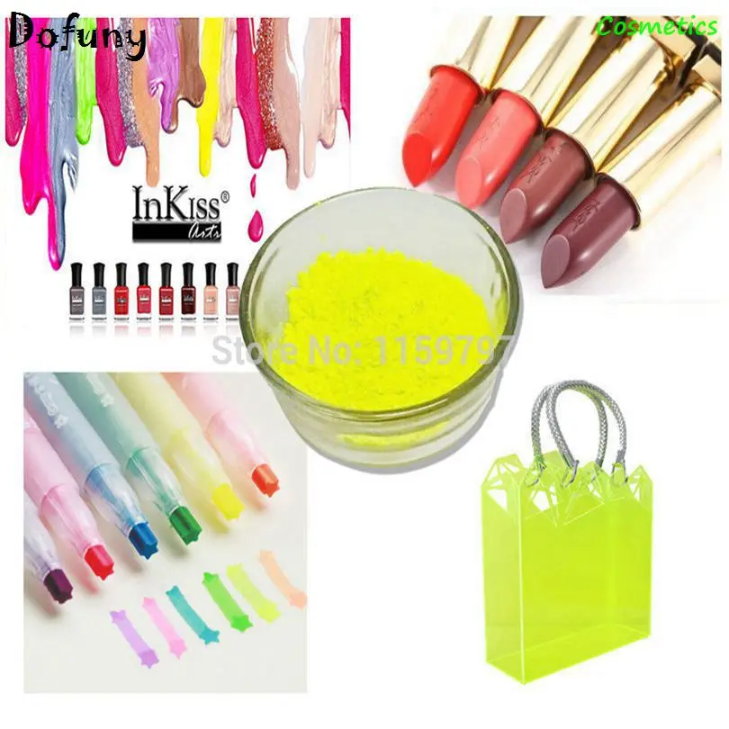 Mix 6 Colors Fluorescent Pigment Powder Neon Fluorescence Ultraviolet Reflect Powder Kit Colorants Resin Dye Jewelry Making Tool