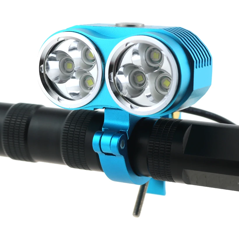 Велосипедный фонарь 8000 Люмен 6T6 6xcree XM-L T6 светодиодный на раме велосипеда с