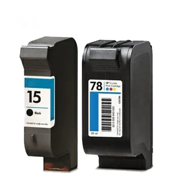 

Remanufactured Ink Cartridges For HP1578 15XL 78XL HP15 HP78 HP15XL HP78XL 6578D Fax 1230 PSC 720 750 950 Color Copier 180 190
