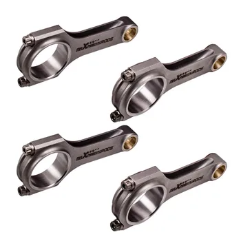 

4340 Forged Con Rods Rod for Datsun 210 F10 310 N10 A15 1.5L Stroker Motor ARP 2000 Floating Cranks 133mm Center Length piston
