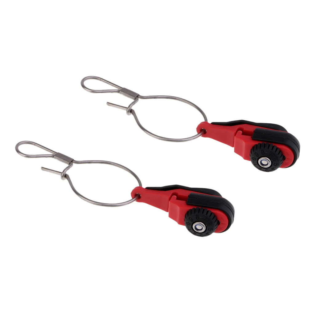 

2pcs Adjustable Tension Downrigger Outrigger Release Clips Trolling Fishing Clips with Snap Fishing Tools Accessories