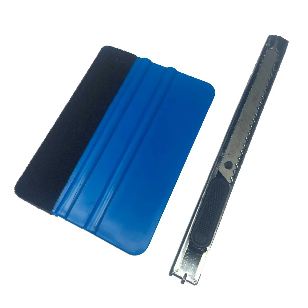  3PCS/Set Auto Car Vinyl Film Wrapping Tools Kit Electric Hot Air Heat Gun EU Plug + Car Scraper Squ