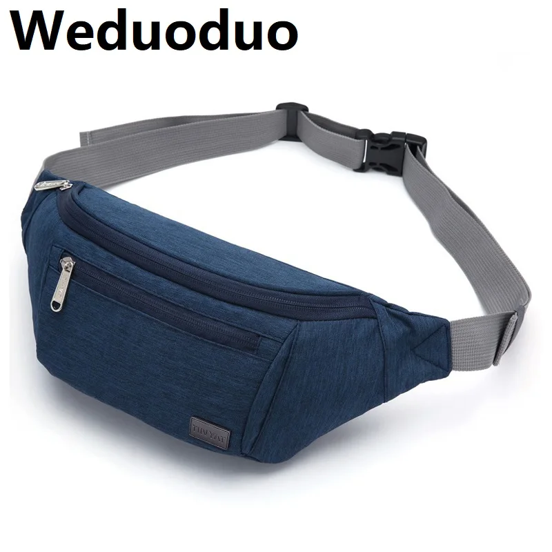 

Weduoduo New waist bag for men fashion waist pack purse phone belt bag travel waist bag case for mobile phone bum hip bag