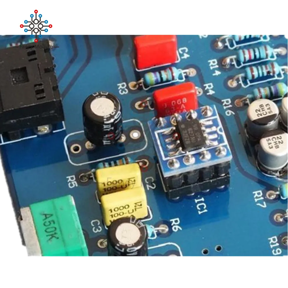 Двойной в моно Op amp модуль OPA627AU заменить NE5532 Филиппины Сделано Топ