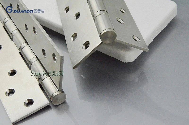 8 Inch Stainless Steel Thicken Wooden Door Hinge Bearings Heavy Duty Hinges Mute Door Hardware Home Decorating Accessories