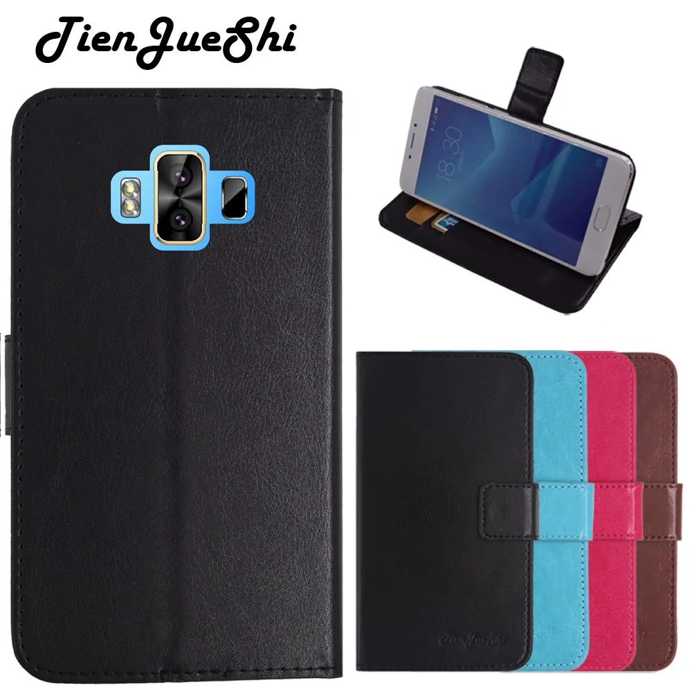 

TienJueShi Flip Book Design Protect Leather Cover Shell Wallet Etui Skin Case For M-HORSE Pure 1 5.7 inch