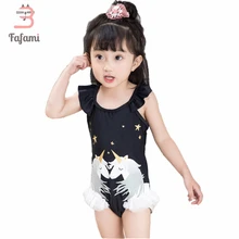 Комбинезоны для маленьких девочек модные купальник с единорогами девочек один цельный купальник ванный комплект милой принцессы Детский купальник пляжная одежда детский купальник детские купальники для девочек