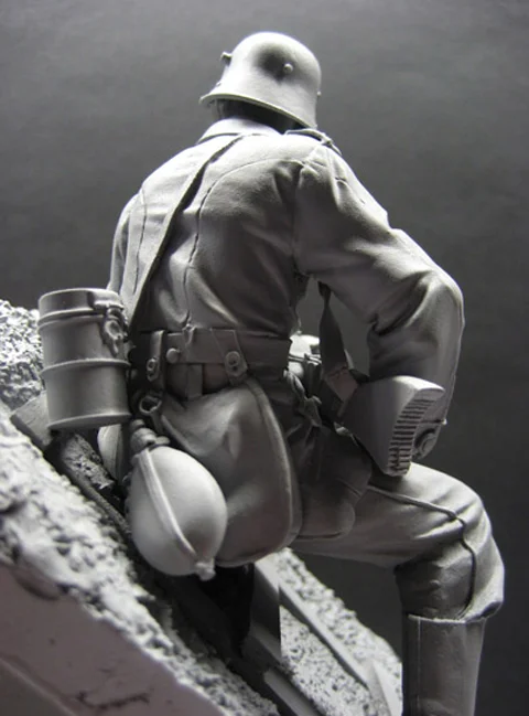 1/16 каучуковая фигурка Солдат модель немецкая Империя 20th полк gk рука сделать белый плесень 150
