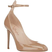 Shofoo Frauen Apricot Gekreuzte Strap Punkt Toe High Heels Pumps Sexy Schuhe für frau, plus größe 5-14, party & hochzeit & abend