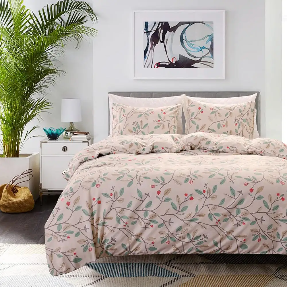 M19042 سرير مريح لحاف أغطية بارد الصيف ملاءة سرير ستوكات طقم فراش أسرة من النسيج غرفة نوم المنزل الديكور