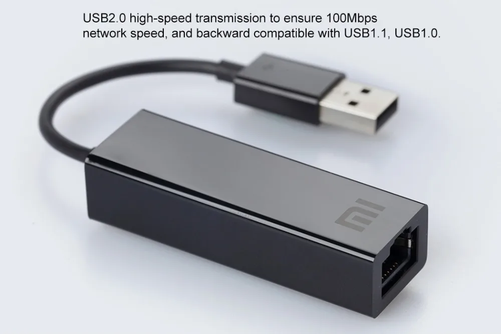 Original Xiaomi USB External Fast Ethernet Card Mi USB2.0 To Ethernet Cable LAN Adapter 10100Mbps Network Cards For Laptop  (4)