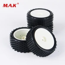 4Pcs/Set 1:10 Scale Front & Rear Tires Rims with 12mm Hex fit HSP HPI RC Off-Road Buggy Car Model Toys Accessories 4Pcs/Set 1:10 Scale Front & Rear Tires Rims with 12mm Hex fit HSP HPI RC Off-Road Buggy Car Model Toys Accessories