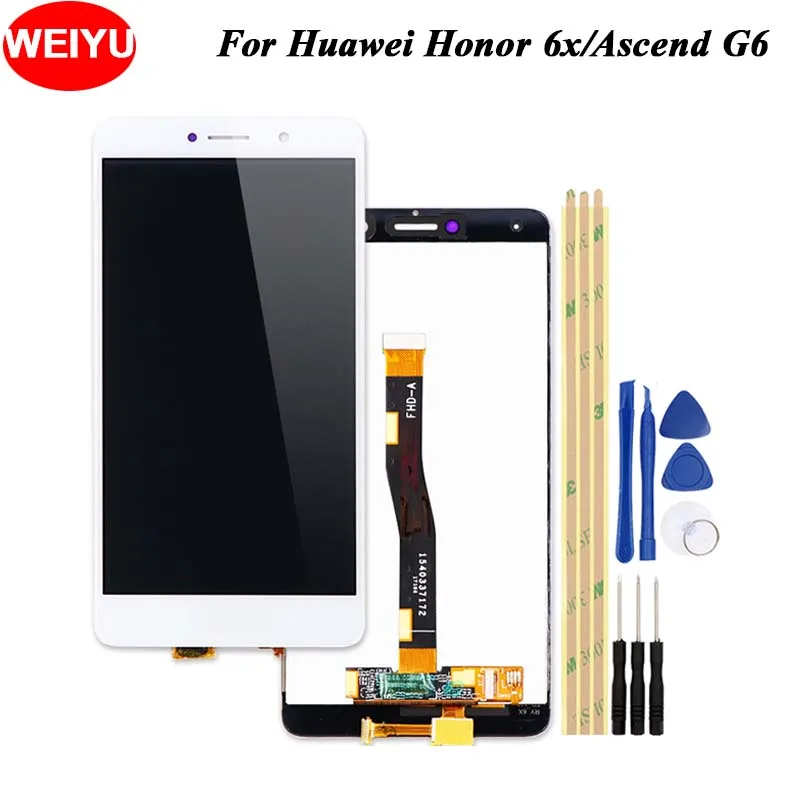 Для Huawei Honor 6X/чехол для мобильного телефона Ascend G6 ЖК-дисплей + сенсорный экран
