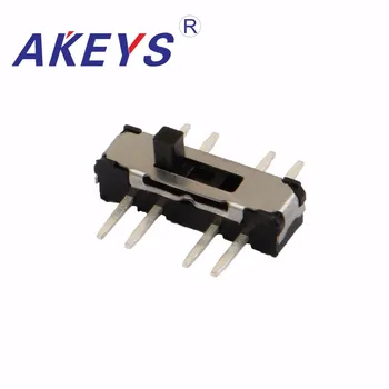 

30PCS MSS-23D20 MINI slide switch 2P3T DIP 8 pin 3 position mini toggle switches micro slide switches