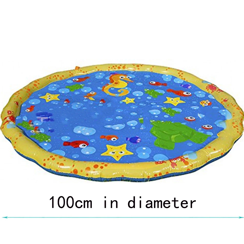 Плавательный бассейн детский болотный детский сквирт забавный бассейн открытый сквирт и брызги воды спрей коврик для малышей простой